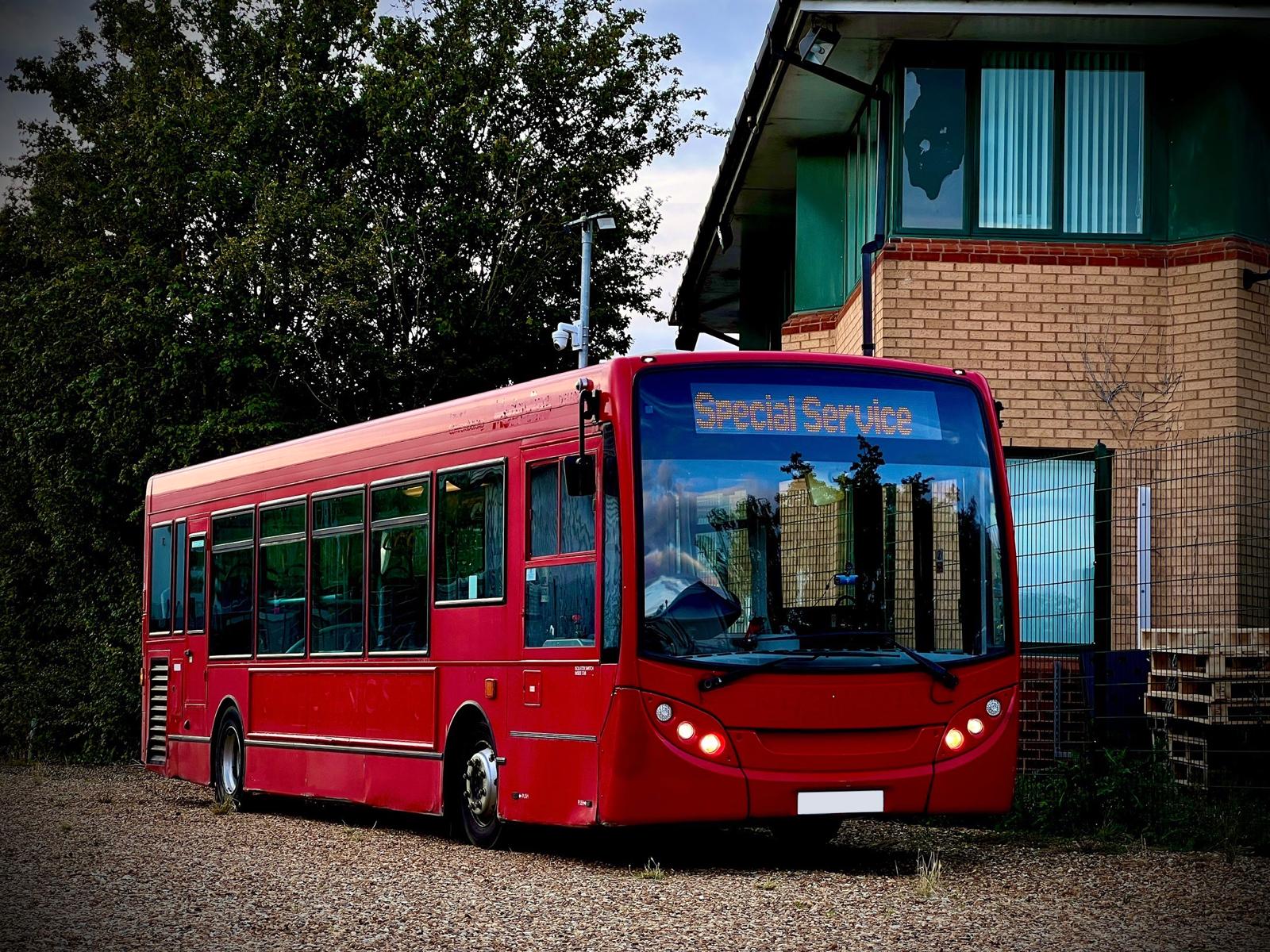 Bus service in operation